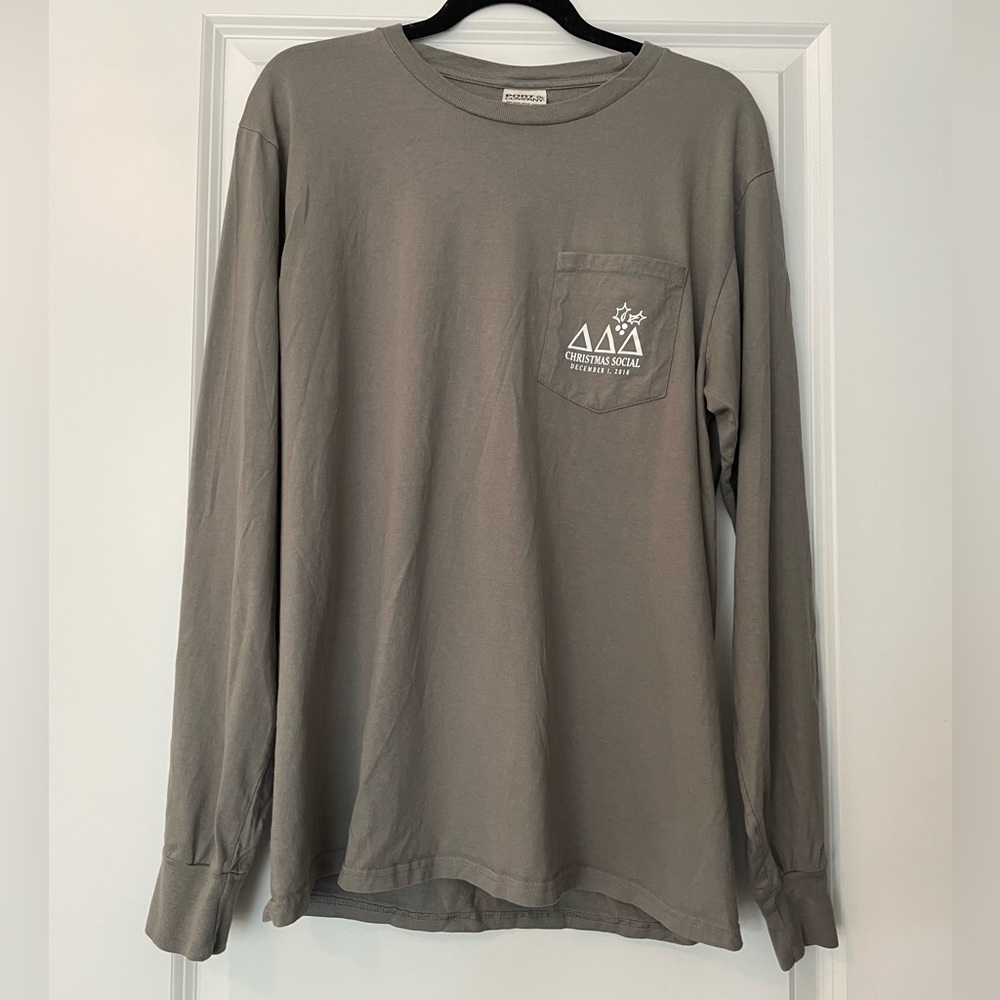 Tri Delta Christmas Social Shirt